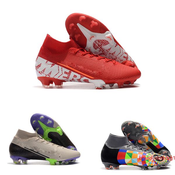 

mens superfly 7 elite se fg fast delivery high help soccer leats ronaldo cr7 outdoor football boots mercurial vapors 13 elite sg