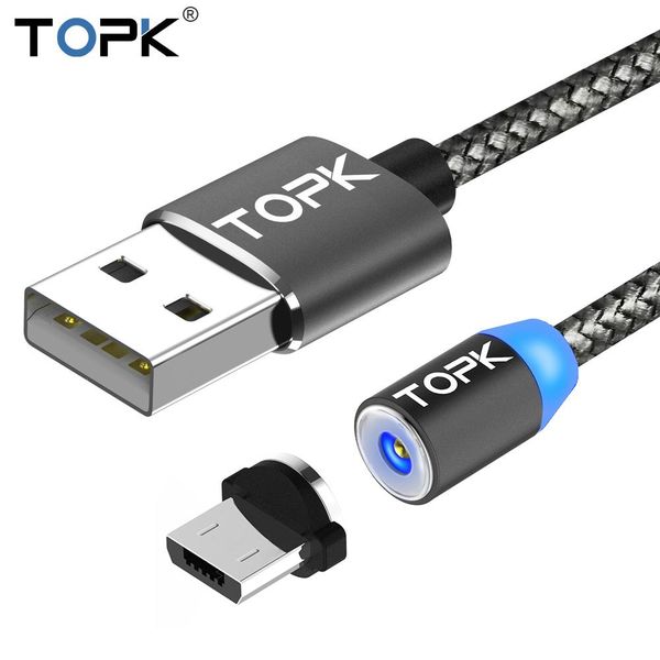 

1m 2m micro usb cable led magnetic upgraded reflective nylon braided usb charger cable for samsung android mobile phone cables highquality