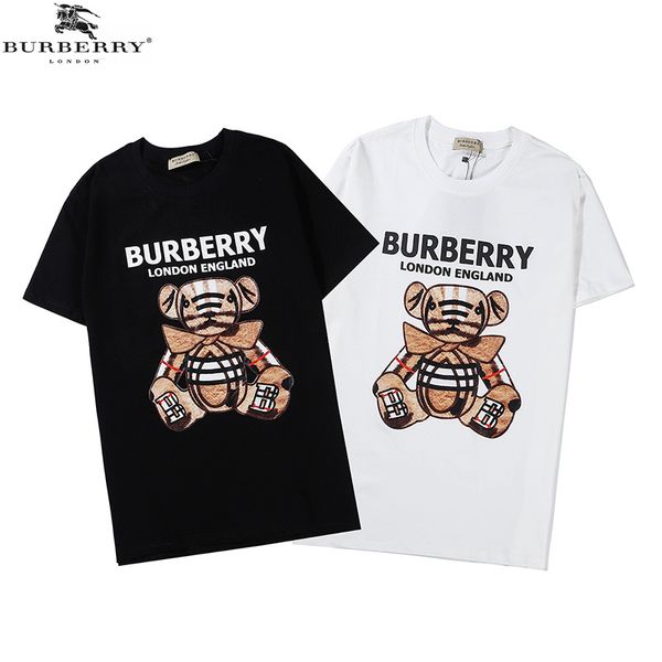 

2019 new men t-shirt fashion no bb brand short sleeve summer men casual letter print t-shirt tee, White;black