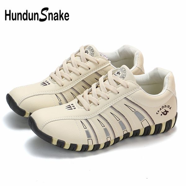 

big size pu leather soft women's sports shoes 2020 summer sneakers for women sport shoes woman running ladies beige a-425