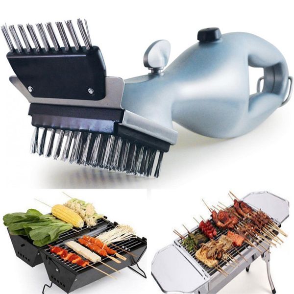 

barbecue stainless steel cleaning brush outdoor grill cleaner with steam power bbq accessories cooking tools dhl fa2136