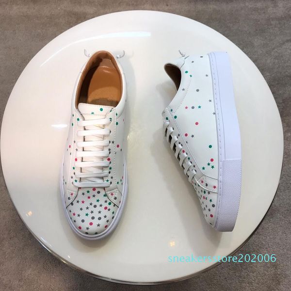

new arrival fashion classical designer casual shoes men platform shoes genuine leather versatile small white shoes pentagram decoration s06, Black