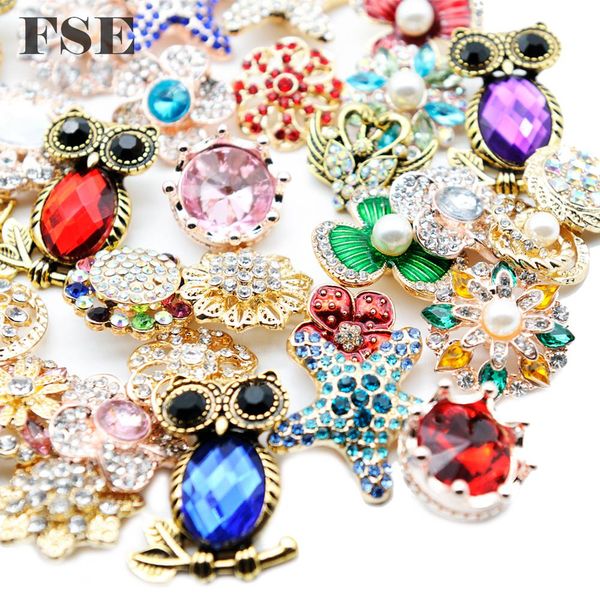 

wholesale multi combination styles mixed lot 18mm ginger snap button rhinestone styles ginger snap charms for 18-20mm snap jewelry, Golden;silver