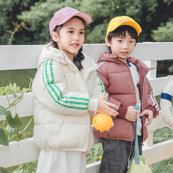 

2019 fashion cool warm girl coat large hood wool zipper jacket pink winter autumn fall 3 4 5 6 7 8 years old clothing wholesale, Blue;gray