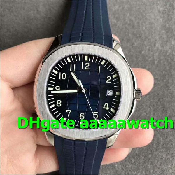 

Zf 5168g 001 men watch tainle teel black blue textured dial rubber trap 324c automatic movement 28800vph de igner watche