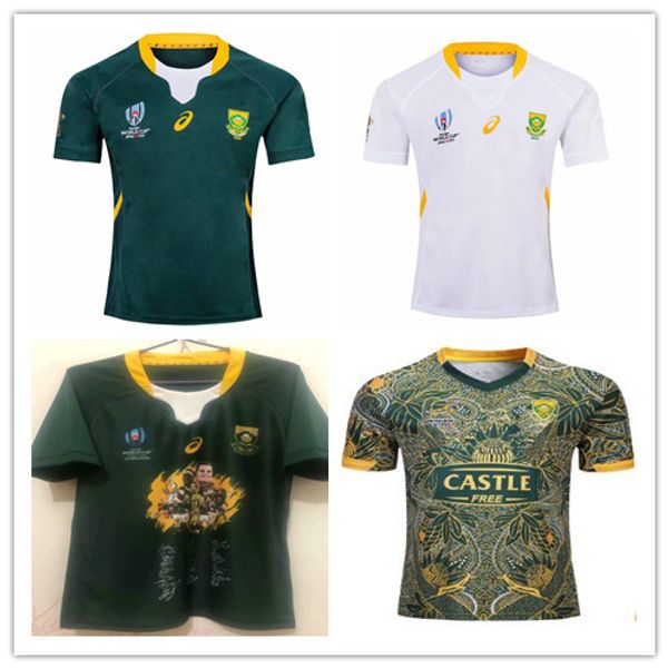 

2019 world cup outh africa 100 year rugby jer ey hirt outh african national team rugby jer ey hirt 100th anniver ary jer ey 3xl, Black;gray