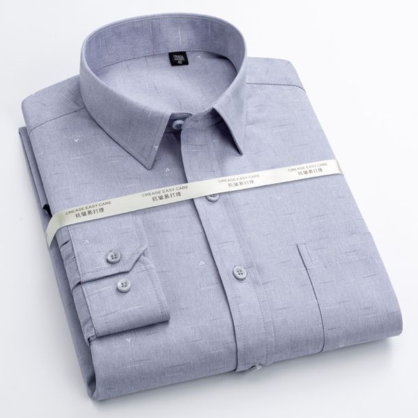 

men's fashion long sleeve striped printed shirts single patch pocket comfortable standard-fit casual plaid checkered shirt, White;black