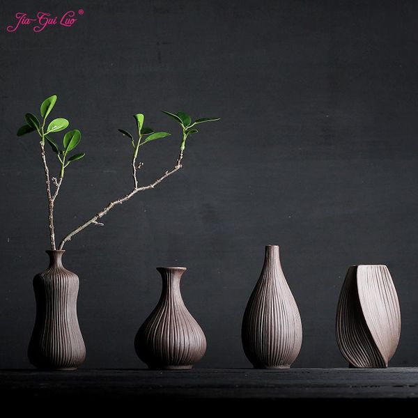 Jia Gui Luo Ceramic Vases Home Desk Accessories Dried Flowers And