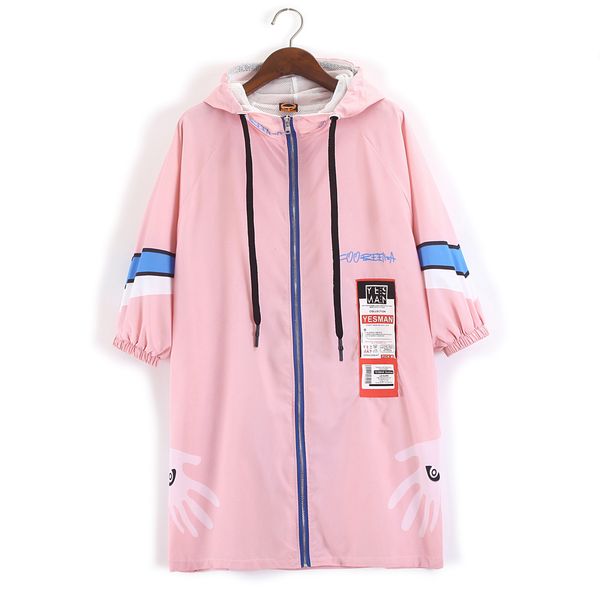 

hoody for women summer sunscreen hoodies zip-up cartoon hooded sweatshirts, Black