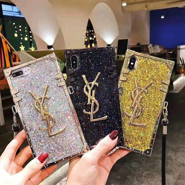 

One Piece Роскошные Модные Алмазный Блеск Bling С Длинным шнуром Чехол Для Телефона Для