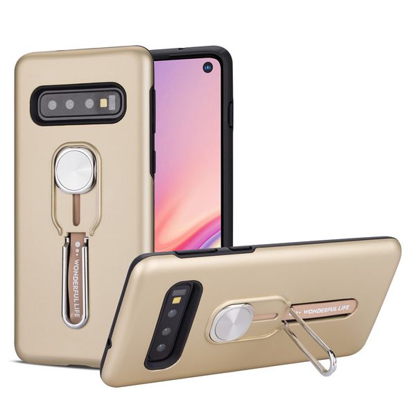 

magnetic finger ring car holder designer phone case for samsung galaxy note 8 9 10 plus s8 s9 s10e s20 plus lite s20 ultra stand back cover
