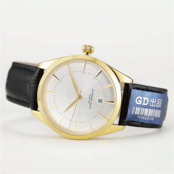 

new arrival big brand coaixial luxury watches men watch automatic watch japanese miyota 8215 movement cow genuine leather wristwatch, Slivery;brown