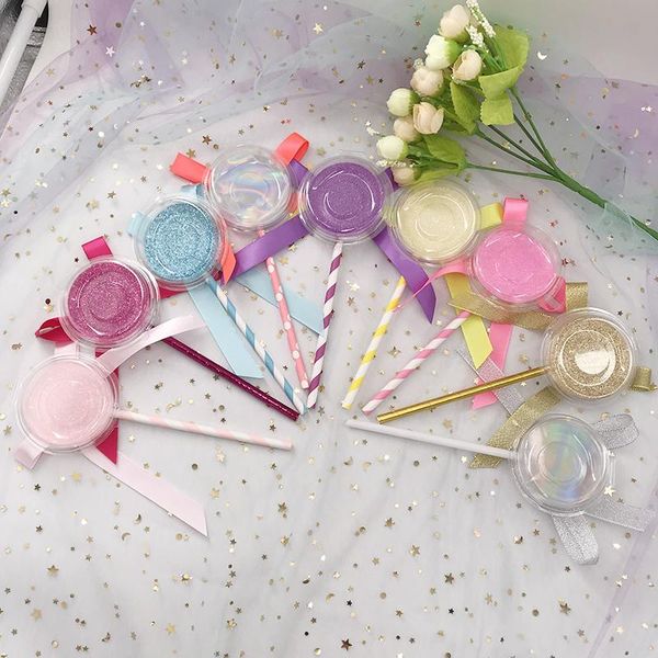 

empty lollipop box different colors fit all style eyelashes selling lollipop box custom package private label