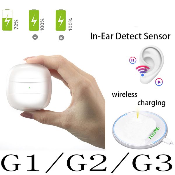 

h1 chip generation 2 (gps rename opt) auto pairmagnetic hinge light sensor popup wireless charging earbuds earphone pk i9 i60 i500 i1000tws