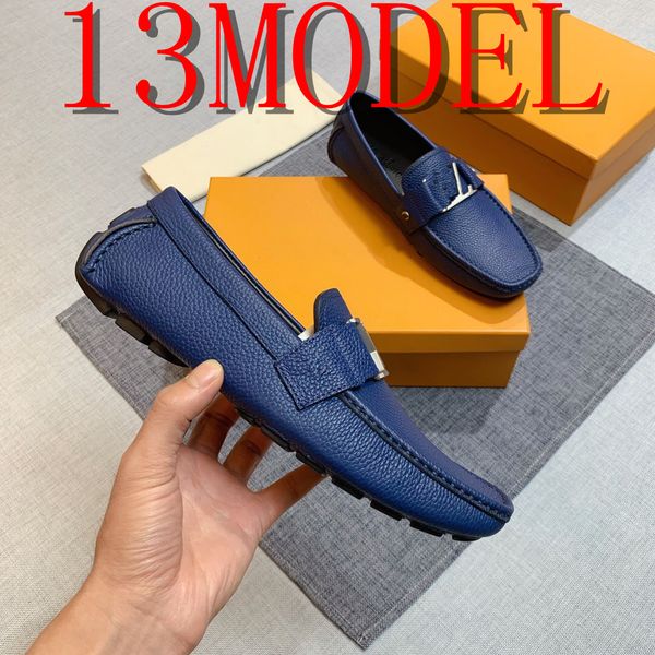 

20ss classic men casual shoes man summer loafers shoes soft moccasins leather outdoor flats gommino driving shoes us 6-11, Black