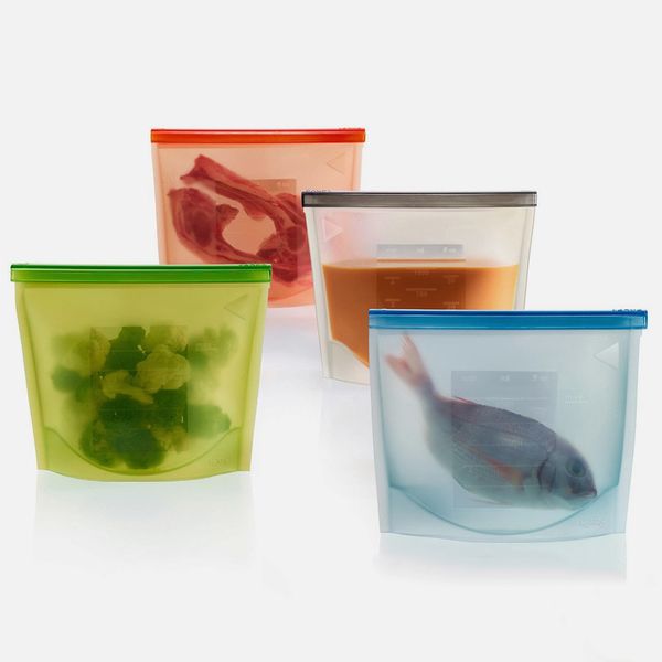 

герметичные 500ml 1000ml силиконовые пищевая сумка для хранения нового дизайна многоразового bpa сохранение свободной небольшой морозильник