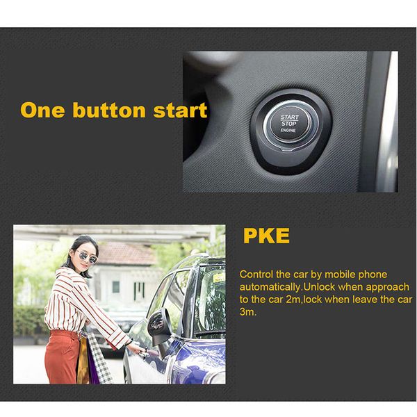 

car alarm system auto start central locking with remote start auto-signaling car accessories sbutton keyless entry