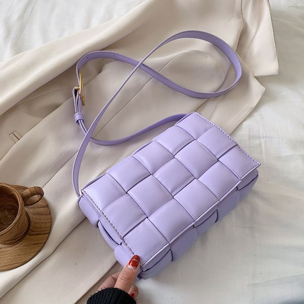 

small weave flap bags for women 2020 new summer fashion pu leather shoulder crossbody bag female autumn handbags ladies totes