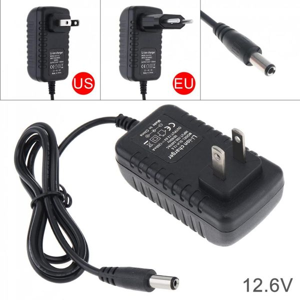 

90cm durable universal dc 12.6v portable lithium battery rechargeable charger support 100-240v power source