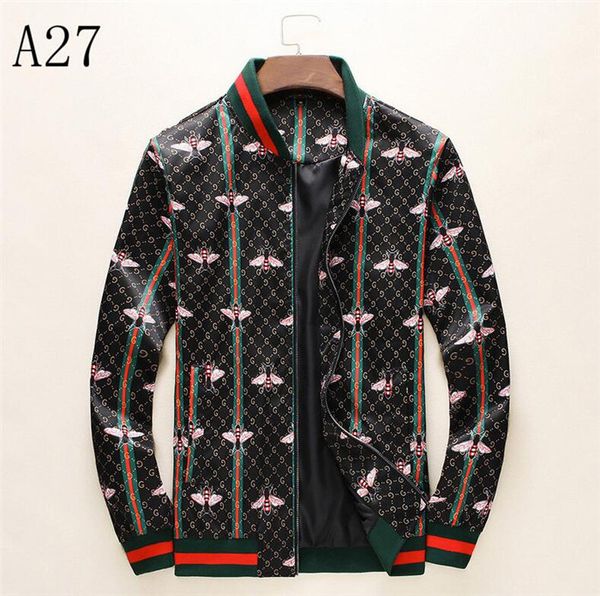 

autumn sports outdoor windbreaker with zipper luxury men's fashion long sleeve men's and women's designers jacket 06, Black;brown