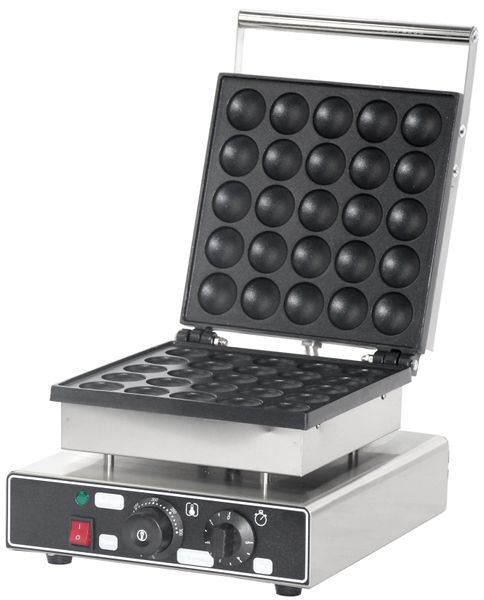Máquina de waffle elétrica, 50 peças, antiaderente, mini panqueca holandesa, waffreras, cozinha, eletrodomésticos, cantinas, lanche, gaufriers