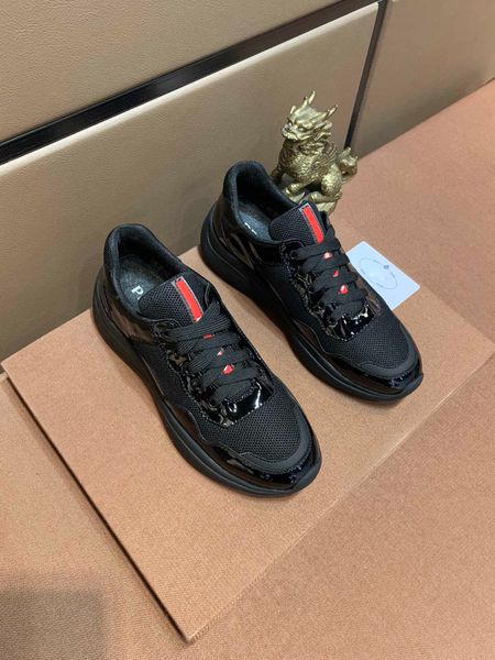 

new style high-end luxury men's casual sports shoes australia's brand platform air cushion men's shoes size: 38-44 jft, Black