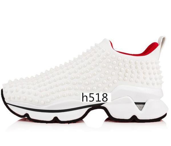 

krystal spike socks donna flat casual shoes men's red bottoms women's shoes rivets spiky socks primary studs flat shoes 4, Black