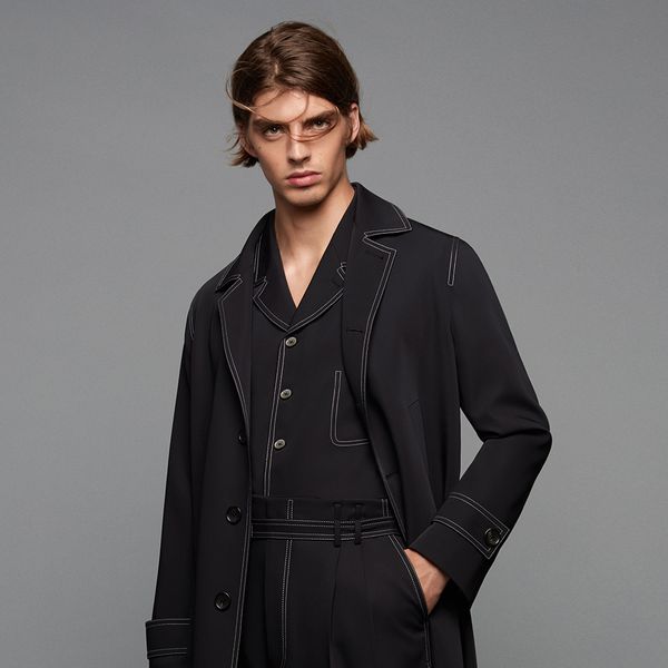 

индивидуальные мужской моды gd личности досуг каландрированный костюм воротник с длинным рукавом рубашки плюс размер сценический певец костю, White;black