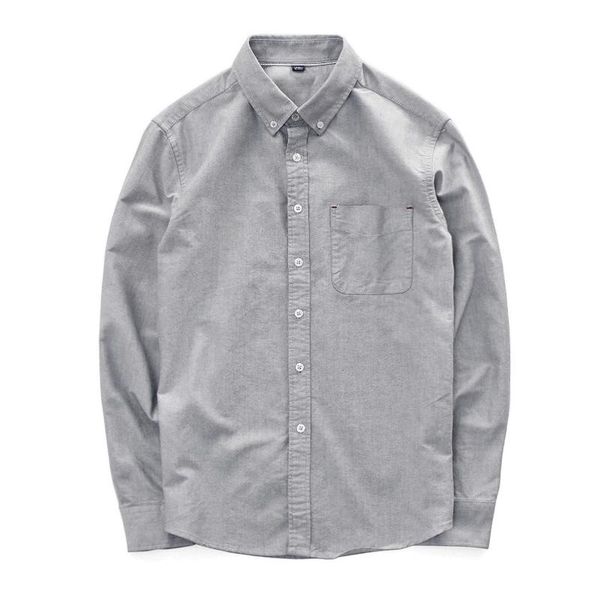 

mens oxford work shirts jeans slim fit shirt long sleeve men denim button down collar shirts slim light blue shirt man ii50cs, White;black