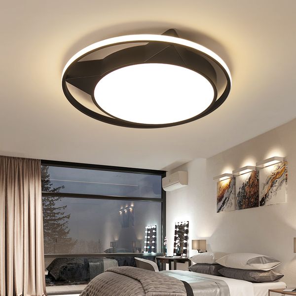 2019 Round Cat Warm Creativeled Ceiling Lights Bedroom Lamp