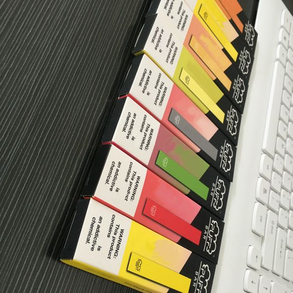 

OEM Puff Bar одноразовое устройство новая версия пустой стручок стартовый комплект 280mah батарея Vape Pen DHL UPS бесплатно