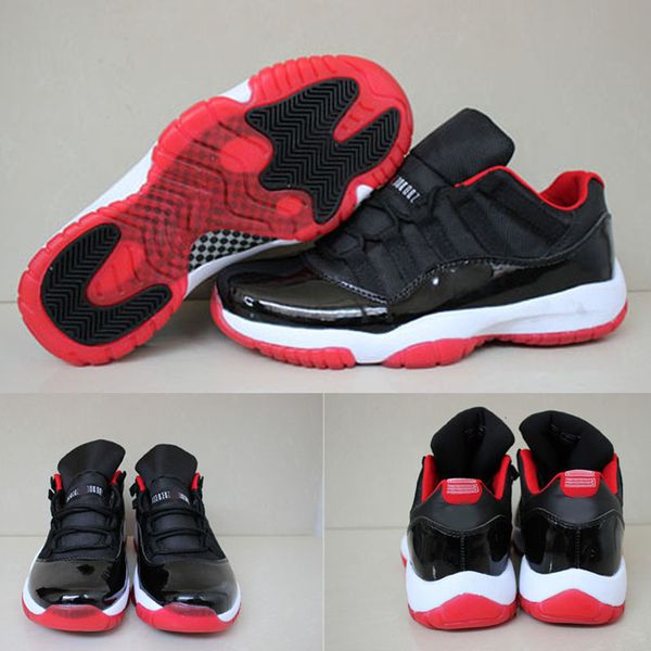 

wholesale new 11 space jams bred true red black men basketball shoes xi 11s trainers sports sneakers outdoor size 5.5-13