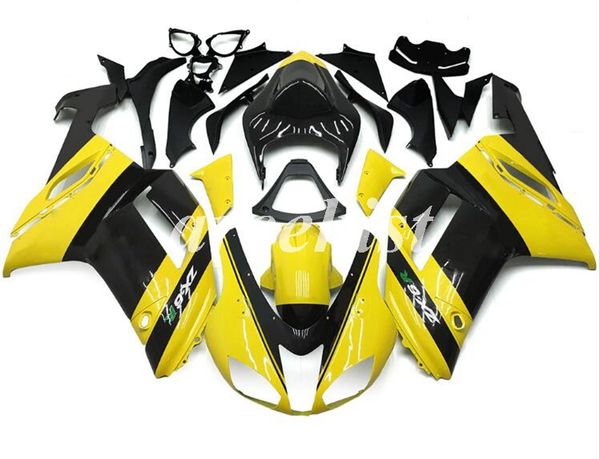 

4 gifts new abs motorcycle fairings kit fit for kawasaki ninja zx-6r zx6r 2007 2008 6r 07 08 body set custom yellow