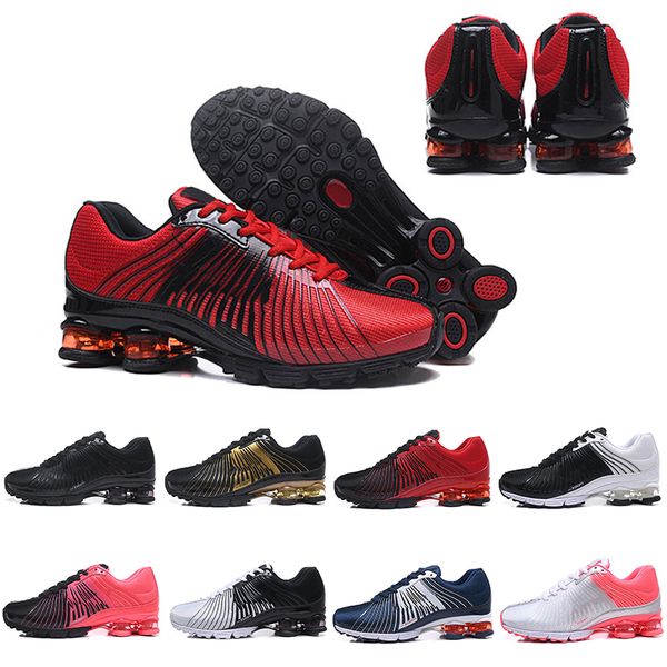 

Cheap Shox Deliver 625 Men Women Running Shoes Muticolor Fashion Black Red Gold Blue White DELIVER OZ NZ Athletic Sports Sneakers 36-46