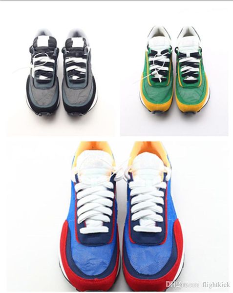 

new undercover x sacai ldv waffle blue green casual shoes blazer with the dunk white blue yellow black mens sacai toki slip designer shoes