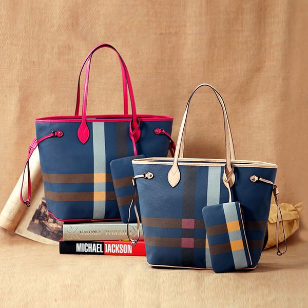 

oc2020 women's cosmetic bag classic variety of coated canvas and various leather combinations handbag fashion delivery