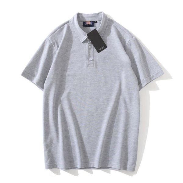 

2020 new designer t-shirt tide brand summer men's short sleeve cotton sleeve half t-shirt lapel trend youth shirt, White;black