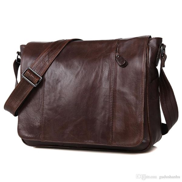 

jmd tanned leather men's messenger bag shoulder bags sling bag for young 7338