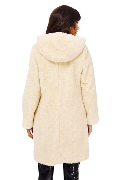 

z6607 dewberry woman fur coats -beige, Black
