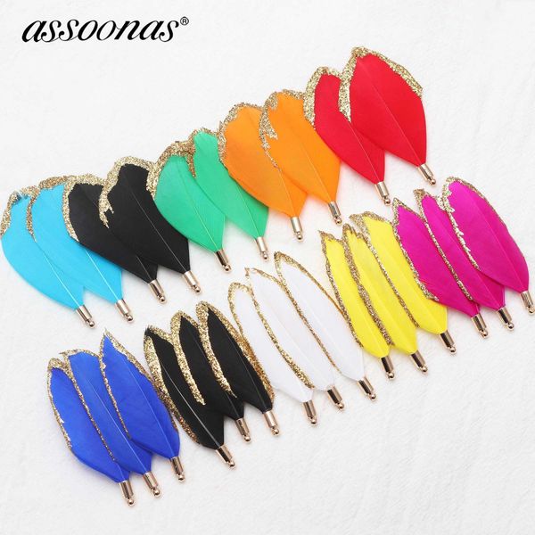 

assoonas m546,feather accessories,jewelry accessories,charm,hand made,diy earrings,jewelry findings,jewelry making,10pcs lot, Blue;slivery