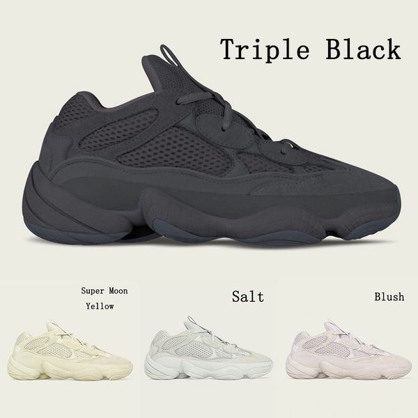 

kanye west shoes wave runner 500 blush salt untility black super moon yellow casual shoes designer sneaker leisure shoes, White;red