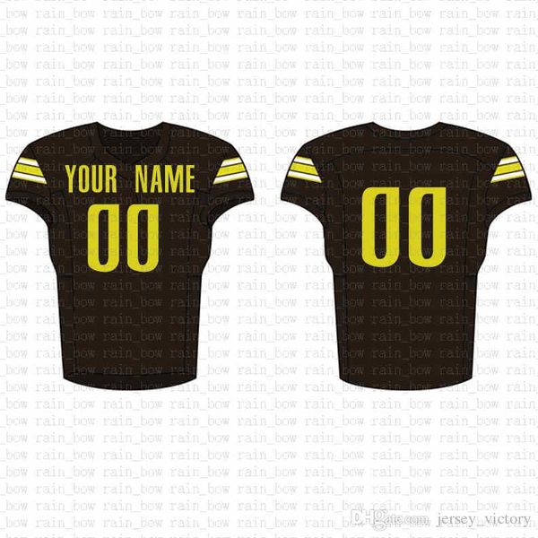

2019 New Custom Football Jersey High quality Mens free shipping Embroidery Logos 100% Stitched top sale B10