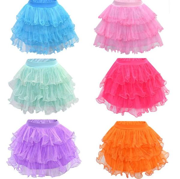 

girl's mesh puff skirt girl's cake skirt children's short skirt factory direct sale the gift for girls