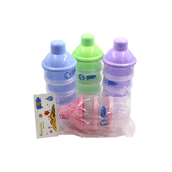 

split infant milk box-layered use newborns baby shift milk powder storage box