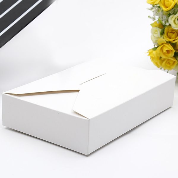 

10pcs party supplies cardboard decorative gift box rectangle candy portable wedding present diy birthday envelope type packaging