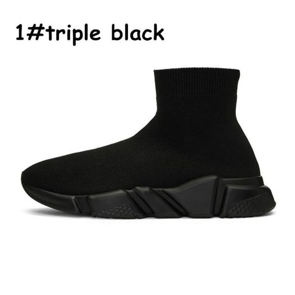 

2020 designers fashion shoes speed trainer red grey black white green flat classic socks lace womens mens trainers sneakers sports with box