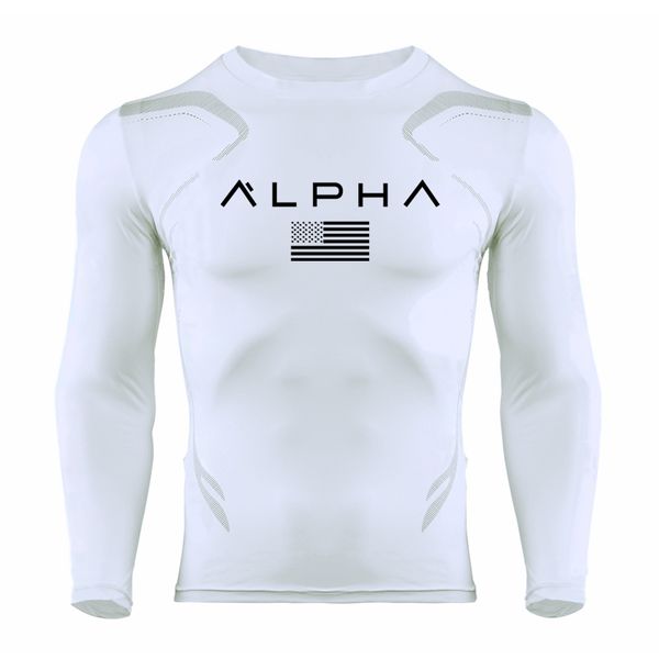 

mens compression shirts long sleeve tights sports quick dry running t-shirt gym t shirt fitness workout transportation, Black;blue