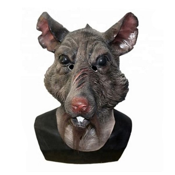 

halloween movie mask splinter full head latex mask rat cosplay party costume