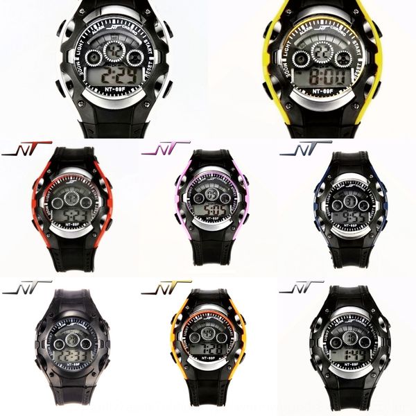 

mwtef children's fashion sports gift led multifunctional children's electronic fashion sports watch gift led multifunctional elect, Blue