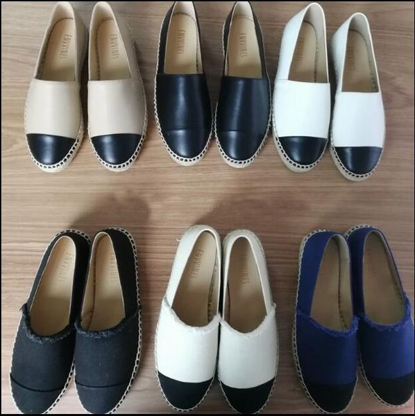 

New Fashion Canvas and Real Lambskin women Espadrilles Flat Shoes Summer Loafers Espadrilles Size EUR34-42 Many Colors